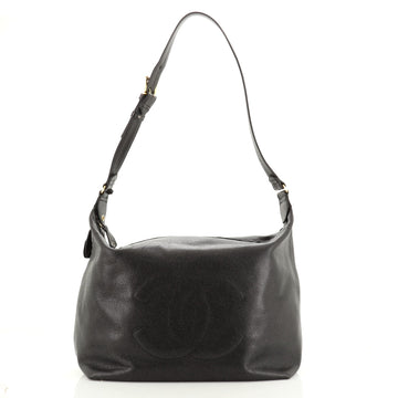 Chanel Vintage Timeless Hobo Caviar Large