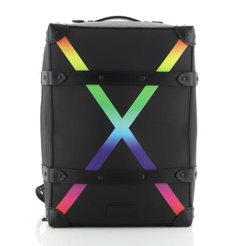 Louis Vuitton Soft Trunk Backpack Rainbow Taiga Leather PM