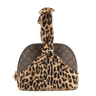 Louis Vuitton Limited Edition Alaia Centenaire Alma Bag Pony Hair and Monogram Canvas