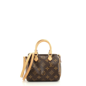 Louis Vuitton Speedy Bandouliere Bag Monogram Canvas Nano