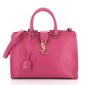 Saint Laurent Monogram Cabas Leather Small