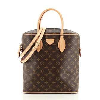 Louis Vuitton Carry All Handbag Monogram Canvas MM