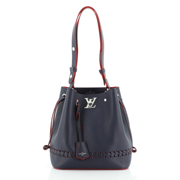 Louis Vuitton Lockme Bucket Bag Braided Leather