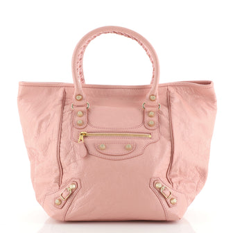 Balenciaga Sunday Tote Giant Studs Leather Small