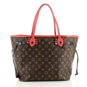 Louis Vuitton Neverfull NM Tote Limited Edition Totem Monogram Canvas MM
