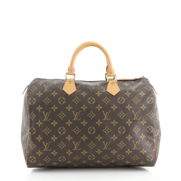Louis Vuitton Speedy Handbag Monogram Canvas 35