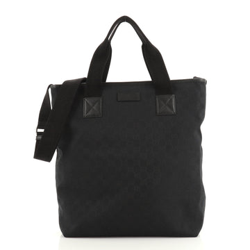Gucci Convertible Zip Tote GG Canvas Tall