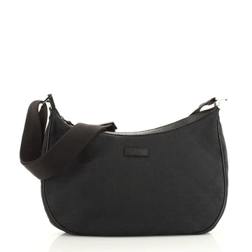 Gucci Saddle Zip Messenger Bag GG Canvas Medium