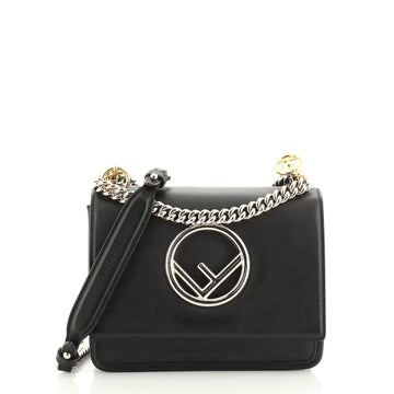 Fendi Kan I F Shoulder Bag Leather Small
