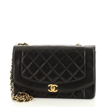 Chanel Vintage Diana Flap Bag Quilted Lambskin Medium