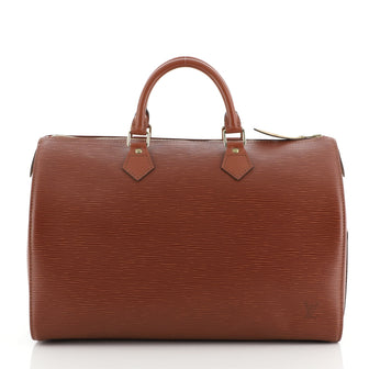 Louis Vuitton Speedy Handbag Epi Leather 35