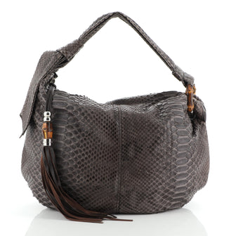 Gucci Jungle Hobo Python Medium