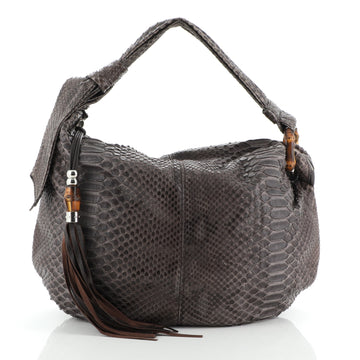 Gucci Jungle Hobo Python Medium