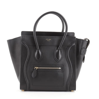 Celine Luggage Bag Smooth Leather Micro