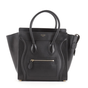 Celine Luggage Bag Smooth Leather Micro