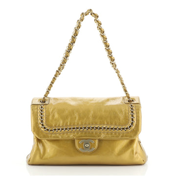 Chanel Luxe Ligne Flap Bag Patent Large