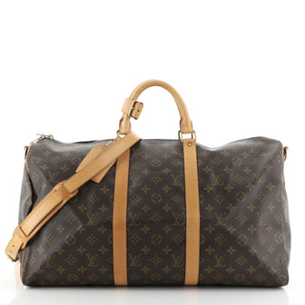 Louis Vuitton Keepall Bandouliere Bag Monogram Canvas 50