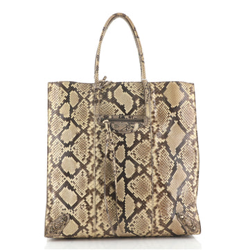 Balenciaga Papier Ledger Bag Python