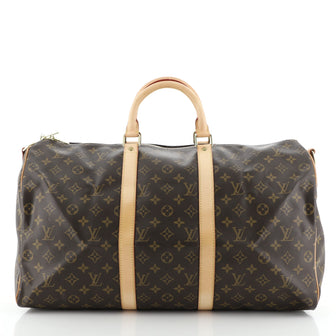 Louis Vuitton Keepall Bandouliere Bag Monogram Canvas 50