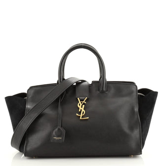 Saint Laurent Monogram Cabas Downtown Leather Small