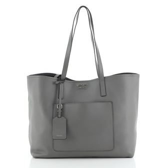 Prada Front Pocket Shopping Tote City Calfskin