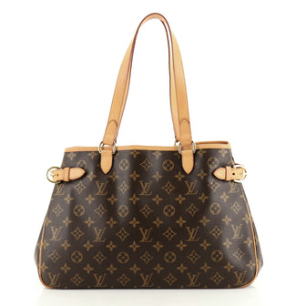 Louis Vuitton Batignolles Handbag Monogram Canvas Horizontal