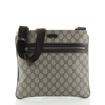 Gucci Flat Messenger Bag GG Coated Canvas Medium