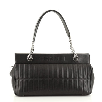 Chanel Lax Shoulder Bag Vertical Quilted Leather Medium