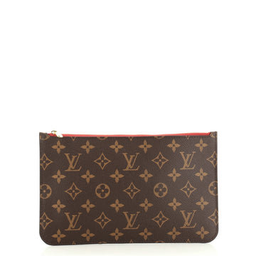 Louis Vuitton Neverfull Pochette Monogram Canvas Large