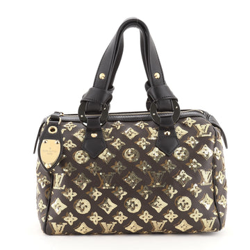 Louis Vuitton Speedy Handbag Limited Edition Monogram Eclipse Sequins 28