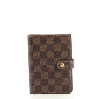 Louis Vuitton Ring Agenda Cover Damier PM