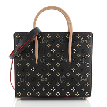 Christian Louboutin Paloma Tote Embellished Leather Medium
