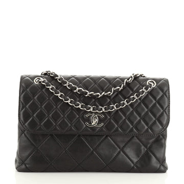 Chanel In The Business Flap Bag Quilted Lambskin Maxi