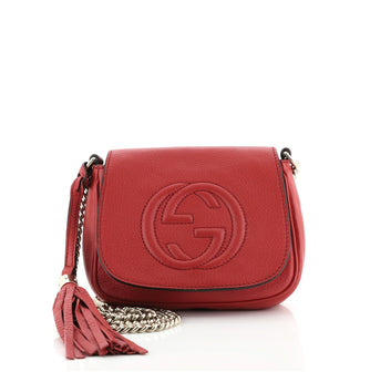 Gucci Soho Chain Crossbody Bag Leather Small