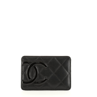Chanel Cambon Card Holder Quilted Lambskin