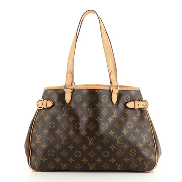 Louis Vuitton Batignolles Handbag Monogram Canvas Horizontal