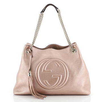 Gucci Soho Chain Strap Shoulder Bag Leather Medium