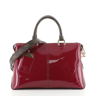 Louis Vuitton Miroir Handbag Vernis with Monogram Canvas