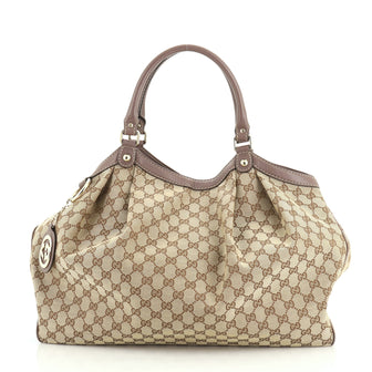 Gucci Sukey Tote GG Canvas Large
