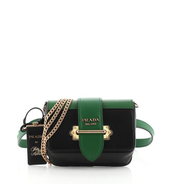 Prada Cahier Belt Bag City Calf and Saffiano Small