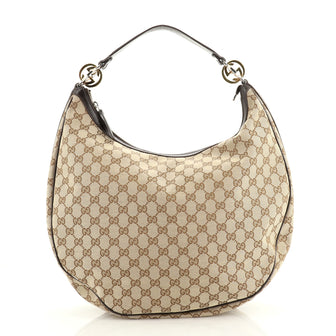 Gucci Twins Hobo GG Canvas Large