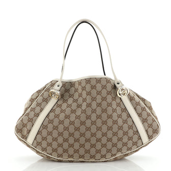 Gucci Twins Shoulder Bag GG Canvas Medium