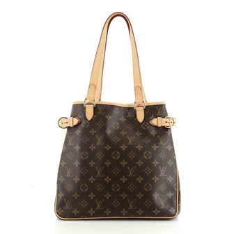 Louis Vuitton Batignolles Handbag Monogram Canvas Vertical