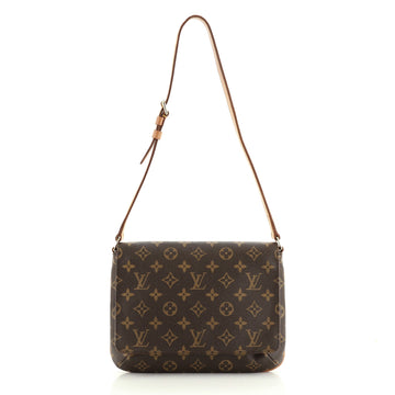 Louis Vuitton Musette Tango Handbag Monogram Canvas