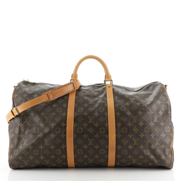 Louis Vuitton Keepall Bandouliere Bag Monogram Canvas 60
