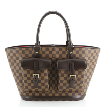 Louis Vuitton Manosque Handbag Damier GM
