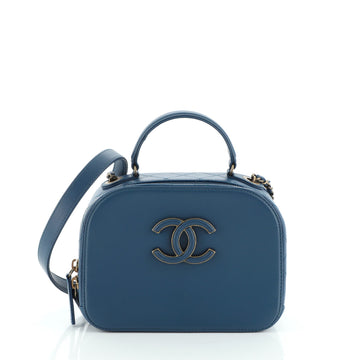 Chanel Coco Curve Vanity Case Calfskin and Quilted Goatskin Small