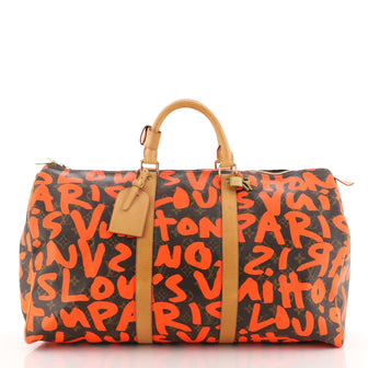 Louis Vuitton Keepall Bag Limited Edition Monogram Graffiti 50