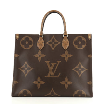 Louis Vuitton OnTheGo Tote Limited Edition Reverse Monogram Giant GM
