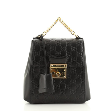 Gucci Padlock Backpack Guccissima Leather Mini